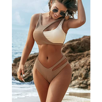 Blooming Jelly Women’s Sexy High Cut Bikini Set | Unique Design