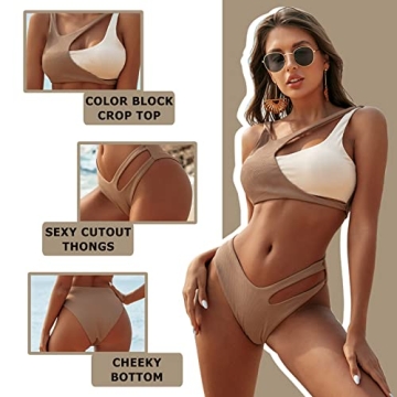 Blooming Jelly Women’s Sexy High Cut Bikini Set | Unique Design