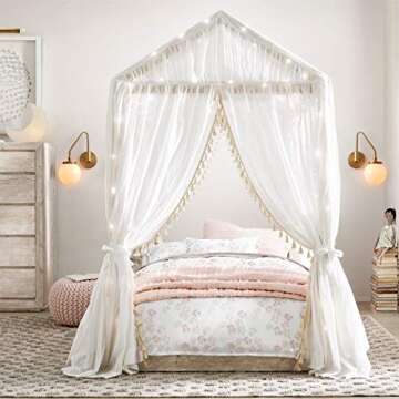 Pathson Vintage Industrial Wall Light, Adjustable Swing Arm Bedside Lamp Wall Sconce Lighting E26 Base, 4.7" Base Wall Lamp Fixture with White Lampshade for Bathroom Bedroom Living Room (Antique)