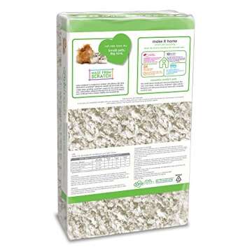 carefresh 99% Dust-Free White Natural Paper Small Pet Bedding with Odor Control, 23 L