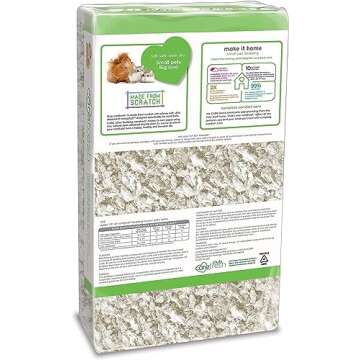 carefresh 99% Dust-Free White Natural Paper Small Pet Bedding with Odor Control, 23 L