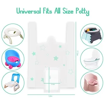 Disposable Potty Liners for Toddlers Travel Hygiene 30 Pack