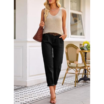 Fabulous Black High Waisted Baggy Jeans for Women
