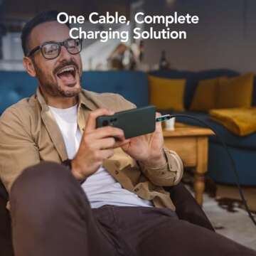 MFish 4-in-1 USB Charging Cable - Fast 240W Support