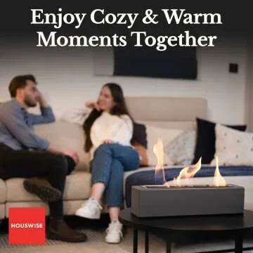 Mini Tabletop Fire Pit for Indoor & Outdoor Use