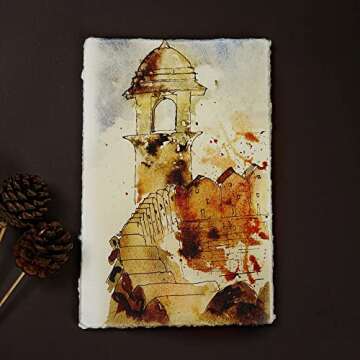 Leather Village 6 x 4 Mixed Media Watercolor Paper - 150 GSM