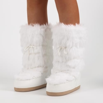 Stylish IXU Women's Faux Fur Boots for Cozy Winter Days