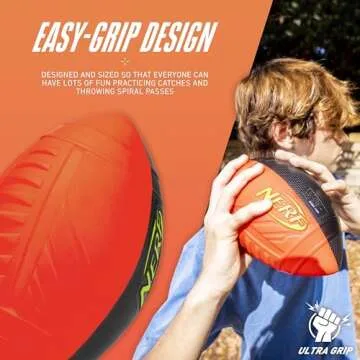 NERF Kids Foam Football - Fun Indoor and Outdoor Sports