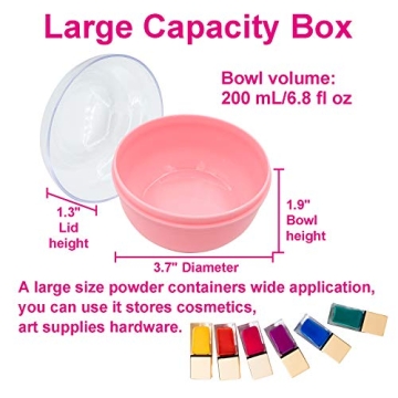 Fluffy Body Powder Puff Box for Baby Adult Care LightCoral