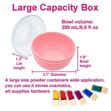 Fluffy Body Powder Puff Box for Baby Adult Care LightCoral