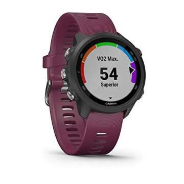 Garmin Forerunner 245 GPS Smartwatch - Advanced Training Dynamics and Safety Features