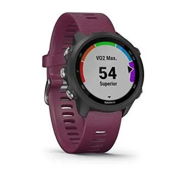 Garmin Forerunner 245 GPS Smartwatch - Advanced Training Dynamics and Safety Features