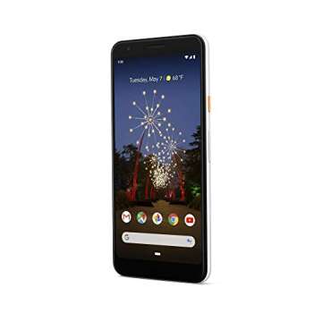 Google - Pixel 3a with 64GB Memory Cell Phone (Unlocked) - Clearly White