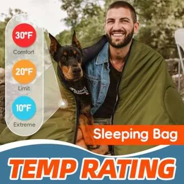 MEREZA 0 Degree Winter Sleeping Bag for Adults Kids with Pillow, Cold Weather Sleeping Bag for 4 Season Camping Hiking Backpacking Sleeping Bags for Big and Tall