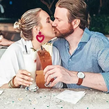 XOCARTIGE Handmade Valentine's Day Earrings for Women