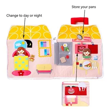 LoveLnE Dollhouse Bag - Fun Educational Toddler Toy