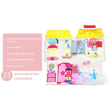 LoveLnE Dollhouse Bag - Fun Educational Toddler Toy