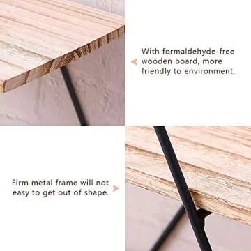 Hoofaway Wall Shelf Rustic Wood Floating Shelves, Decorative Wall Round Shelf for Bedroom, Living Room, Bathroom, Kitchen, Office and More