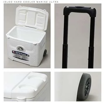 Igloo Wheeled Cooler - 28 Quart Capacity for Outdoor Adventures