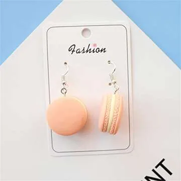 Cute Dessert Dangle Earrings for Food Lovers - 3-5 Pairs
