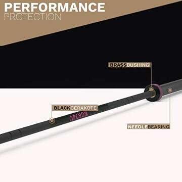 Archon Women's CERAKOTE Needle Bearing Olympic Barbell