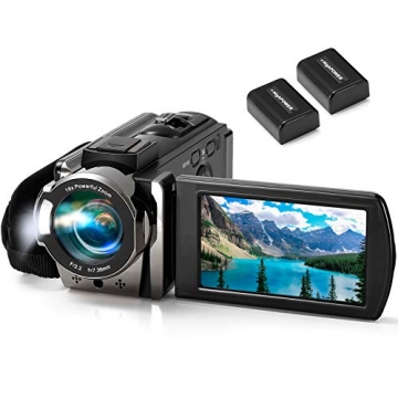 Kimire Full HD Video Camera Camcorder Digital Recorder for Easy Filming