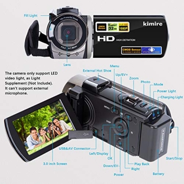 Kimire Full HD Digital Video Camera Recorder