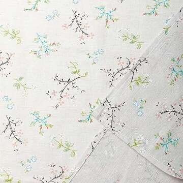 Stylish 60" Pastoral Round Tablecloth for All Occasions