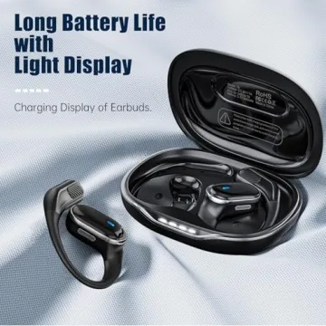 TRAUSI Wireless Earbuds with 50H Playtime and IPX7 Waterproof