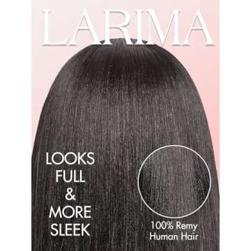 larima 200% Density Short Bob Straight Wig Human Hair for Black Women Pre Plucked 4x4 Undetectable H...