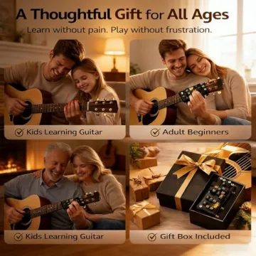 2026 Upgrade Guitar Chord Presser, Guitar Chord Helper And Trainer for Acoustic Guitar, Guitar Chord...