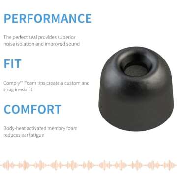 Comply Comfort Earbud Tips for Sony Wireless | Secure Fit