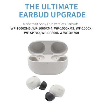 Comply Comfort Earbud Tips for Sony Wireless | Secure Fit