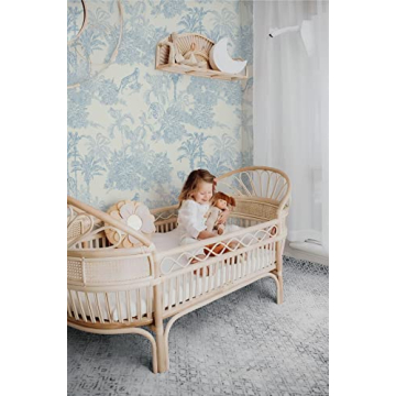 RollsRolla French Toile Peel and Stick Wallpaper for Elegant Spaces