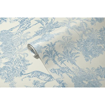 RollsRolla French Toile Peel and Stick Wallpaper for Elegant Spaces