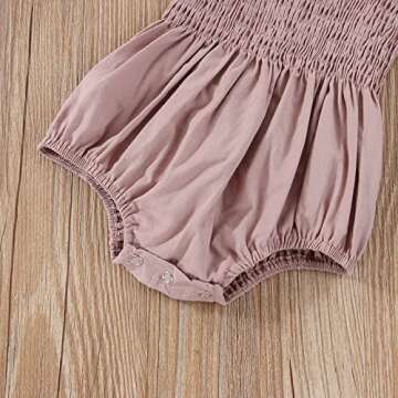 Cute Newborn Baby Girl Sleeveless Bodysuit with Headband