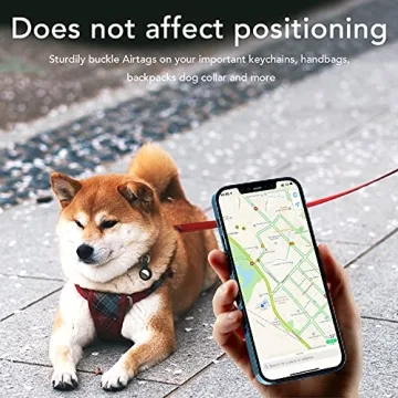 Durable & Stylish AirTag Case Keychain Holder for Tracking