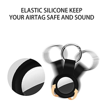 Durable & Stylish AirTag Case Keychain Holder for Tracking