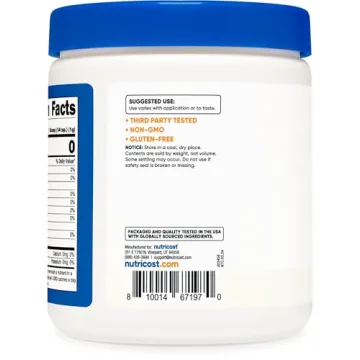 Nutricost Malic Acid Powder 1LB Gluten Free Non-GMO