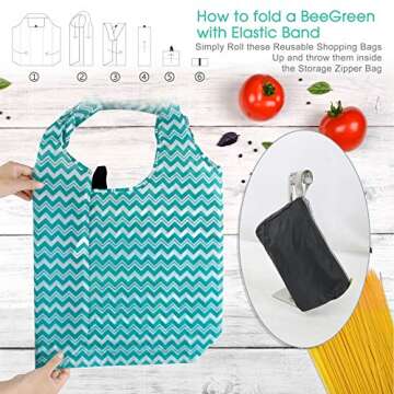 BeeGreen Reusable Grocery Bags Stylish & Durable Gift