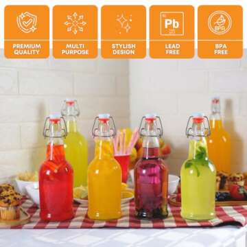 Shop 16 oz EZ Cap Beer Bottles - Clear - 12 Pack