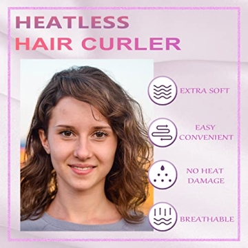 EnriQ Heatless Curling Headband for Soft Curls
