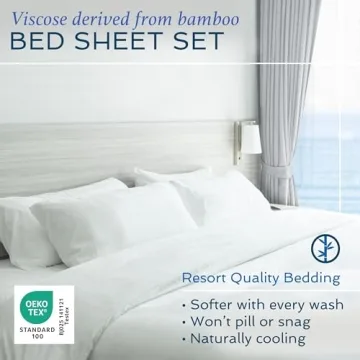 Luxurious Bamboo Bed Sheet Set - King Size Comfort