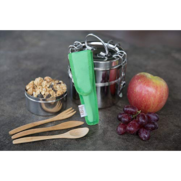 Kids Bamboo Reusable Utensils – Eco-Friendly & Dishwasher Safe
