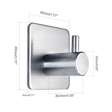 Heavy Duty Waterproof Adhesive Hooks for Home Organization