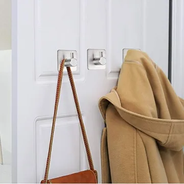Heavy Duty Waterproof Adhesive Hooks for Home Organization