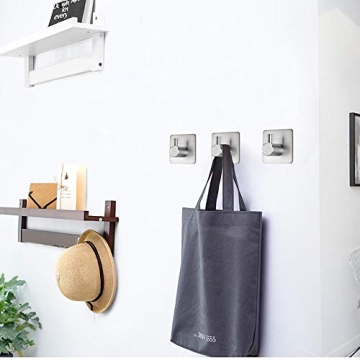 Heavy Duty Waterproof Adhesive Hooks for Home Organization