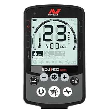 Minelab Equinox 600 Multi-Purpose Metal Detector with EQX 11" Double-D Smart Coil + Equinox Wireless Bluetooth Headphones