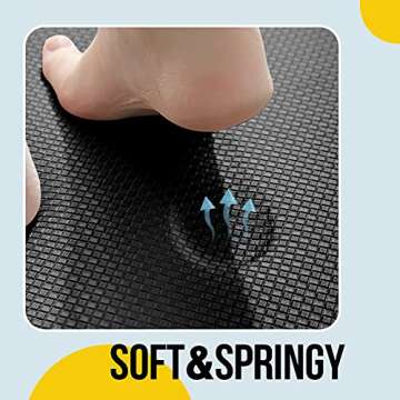 Kitsure Kitchen Mats 2 PCS, Waterproof & Non-Slip Kitchen Rugs, Anti-Fatigue Mats for Kitchen Floors...