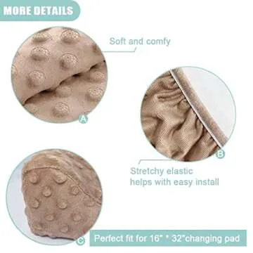 Owlowla Changing Pad Cover - Soft & Stylish 2-Pack